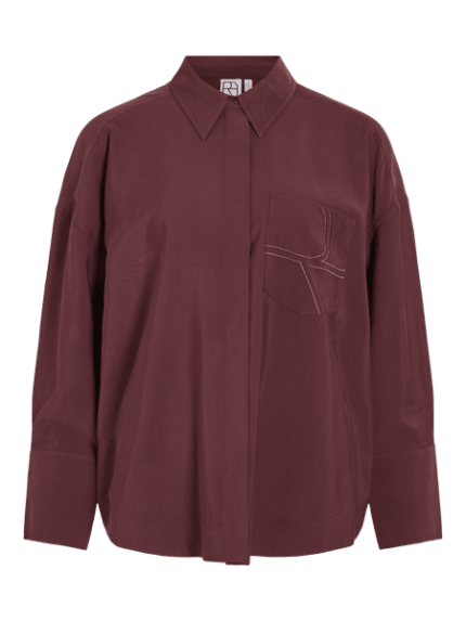 Rouge Edit oversized LS blouse