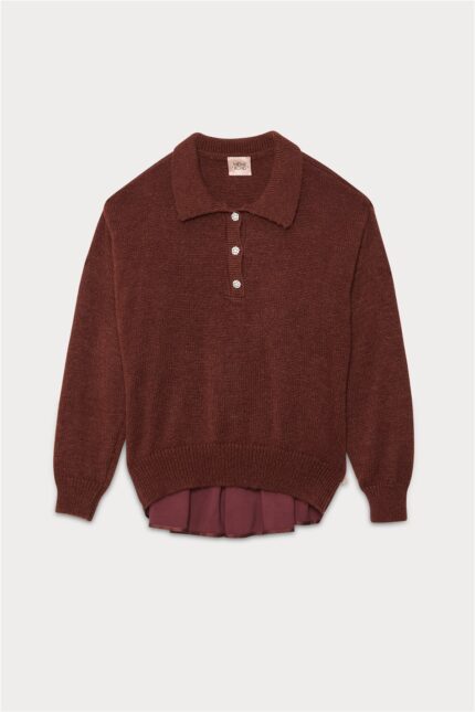 Meme Road knit strassknoopjes