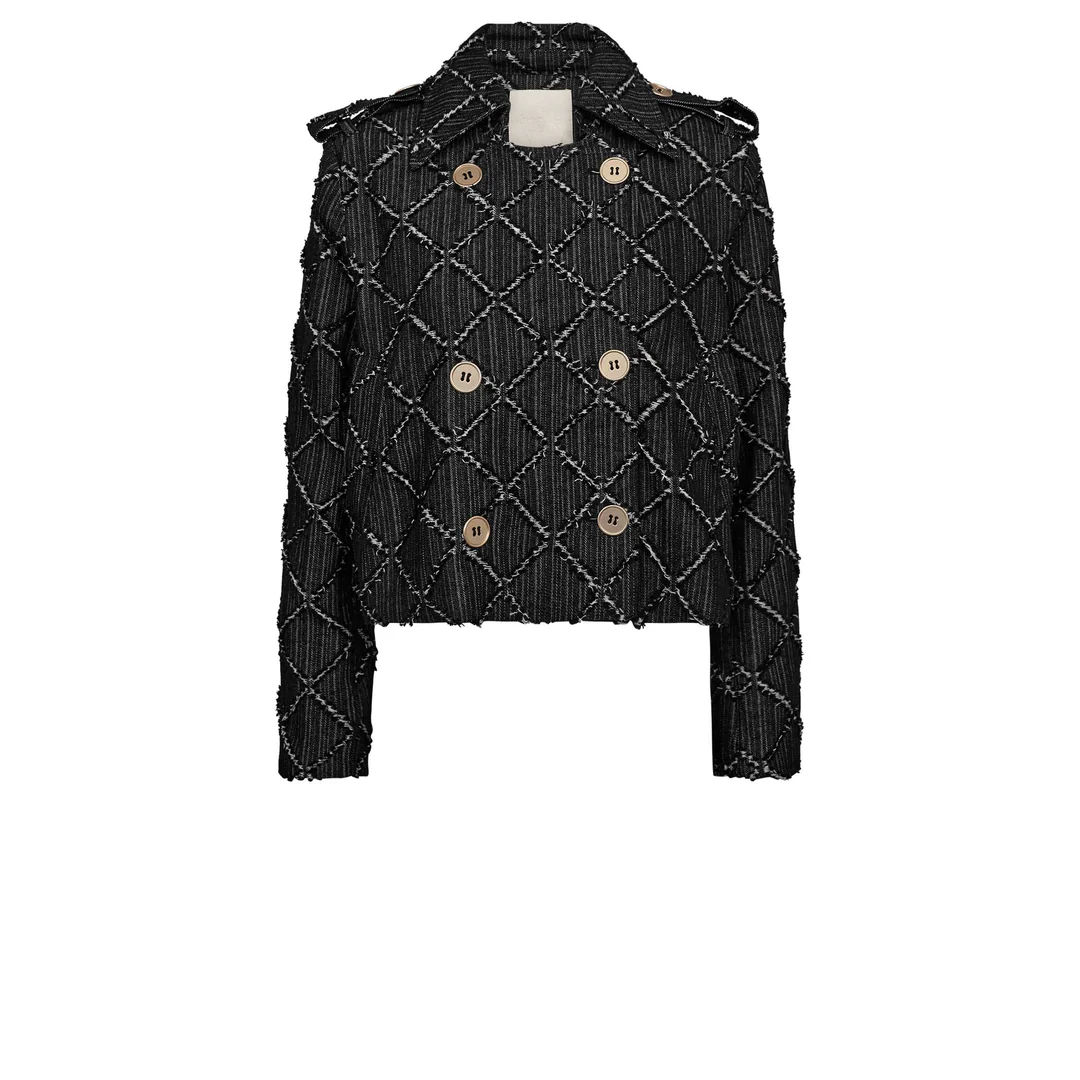 gossia-angeliego-jacket-g2717-blackoffwhite-jakker-492999