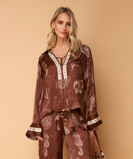 Ibana Tarya shell blouse