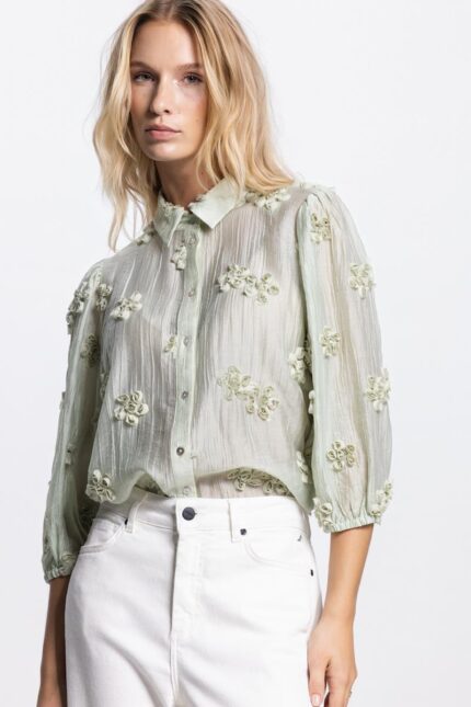 Jansen Roos blouse