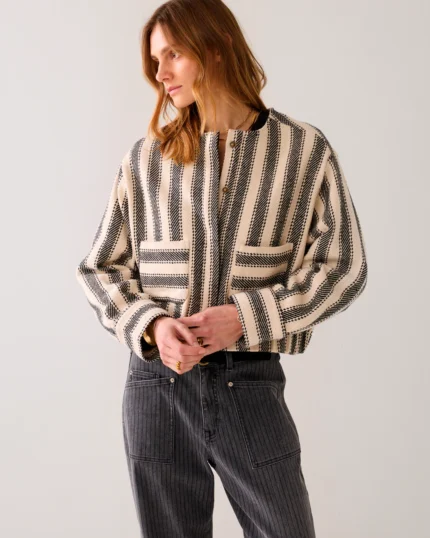 Summum reversible jasje met streep