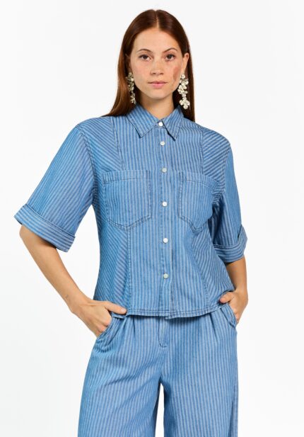Aaiko Serene stripe blouse
