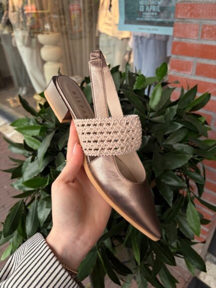 Hispanitas slingback brons