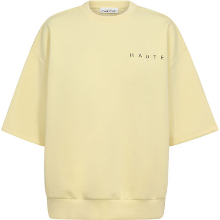 Haute L'Amitié Maxi split logo sweat SS