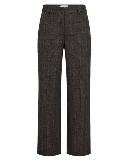 Haute L'Amitié check fit plain pant