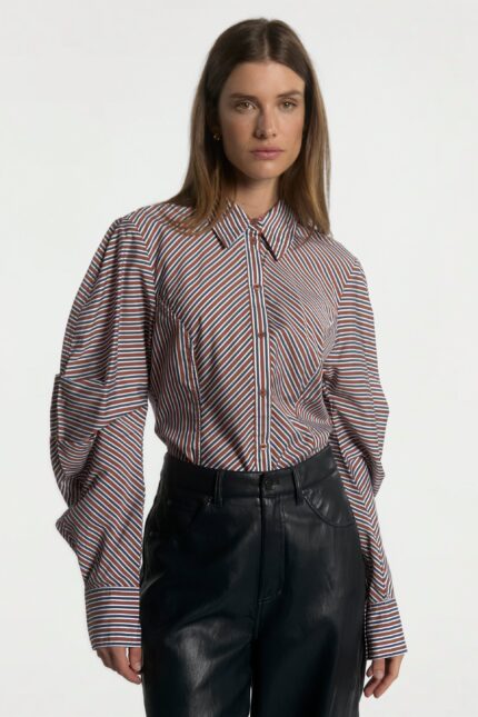 Aaiko Isabel stripe blouse