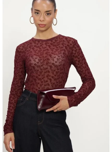 Mos Mosh Loretta mono mesh top