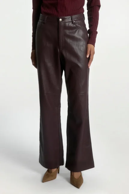 Aaiko Rianne vegan leather broek