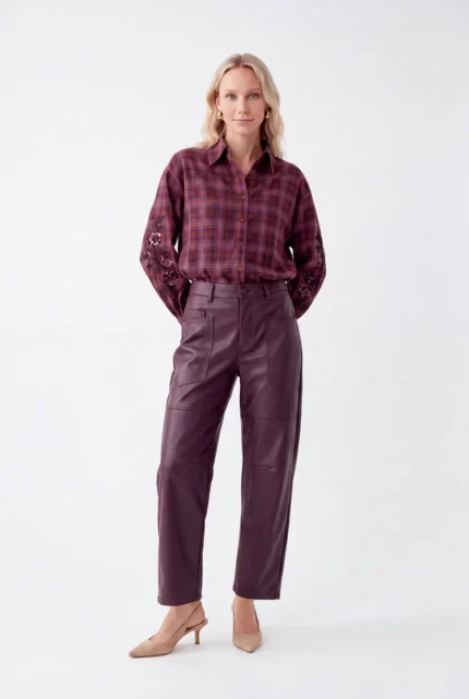 Florez Mandy vegan leather pant