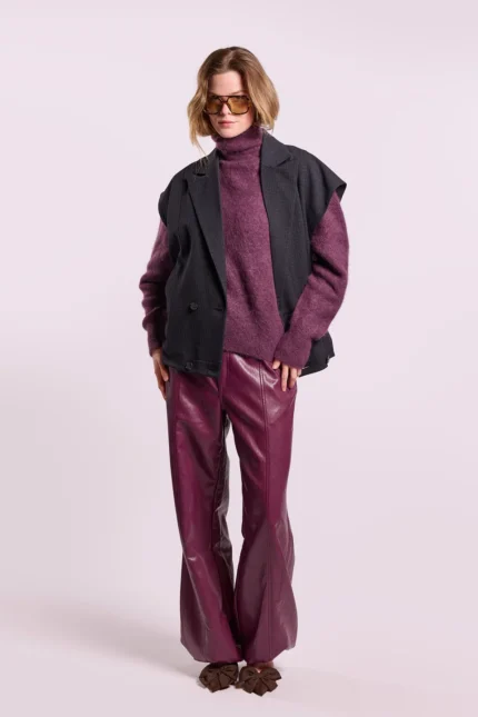 Aaiko Laon check gilet